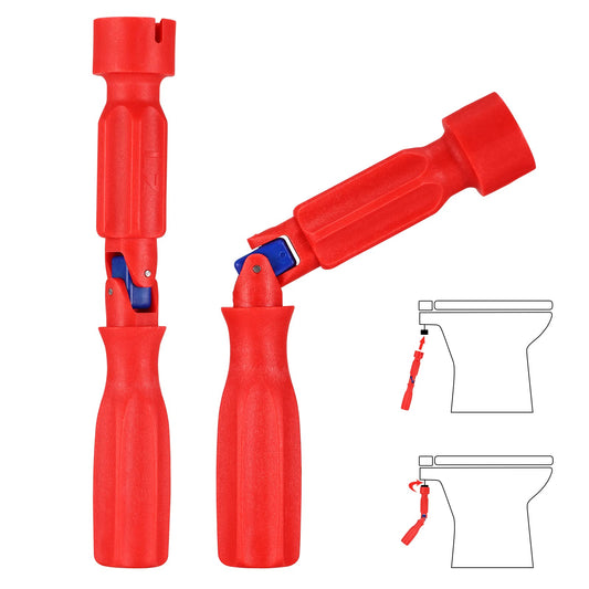 Universal Toilet Seat Installation Wrench - 10/13/17mm Adjustable Bathroom Repair Tool with Rotating Joint, V1107-CS-MTZCXBS