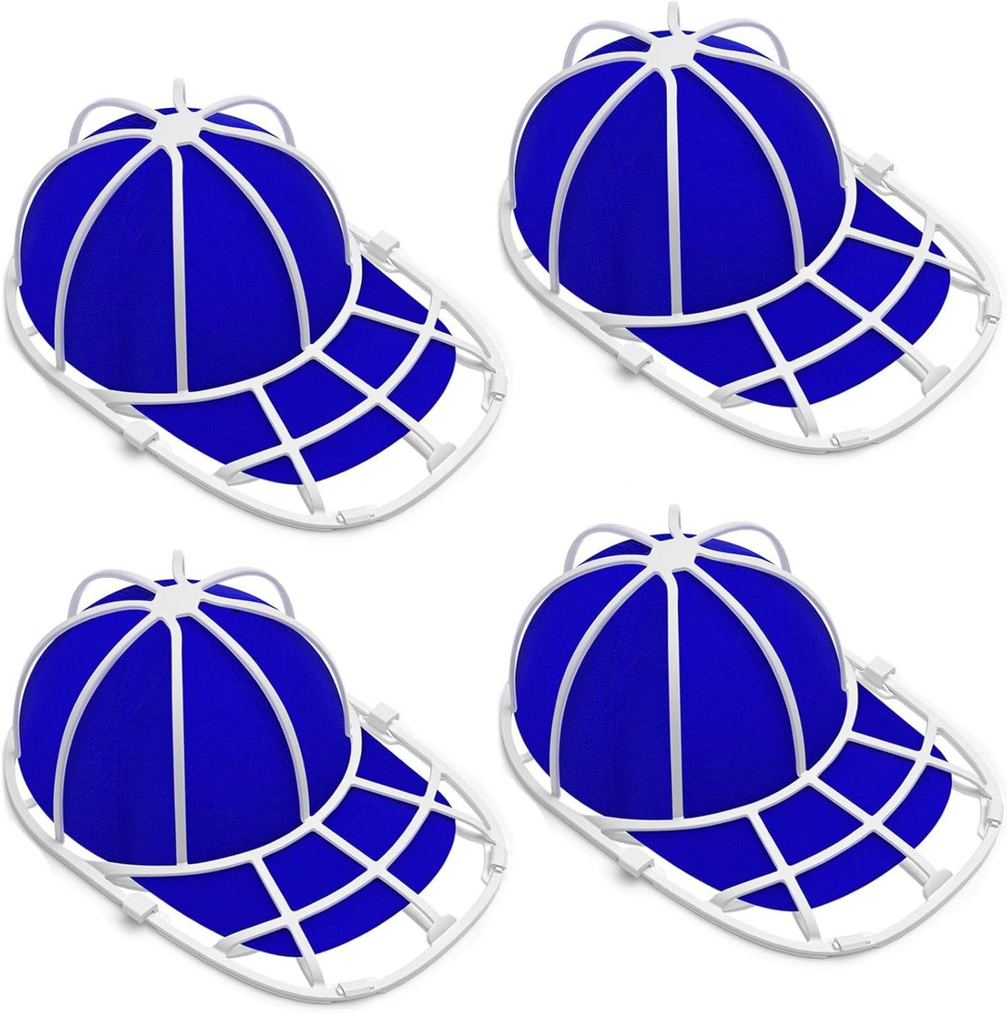 4-Pack Baseball Cap Washer Frame for Dishwasher & Washing Machine, Anti-Deformation Hat Protector Cage for V1107-CS-MZBXBHJ
