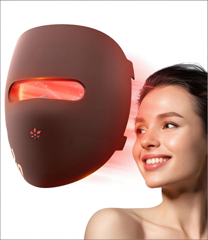 High-Performance 3D LED Beauty Mask - 4 Light Modes, 328 LEDs, Wireless Operation, Adjustable Timer, V1107-CS-NFMRYMZ