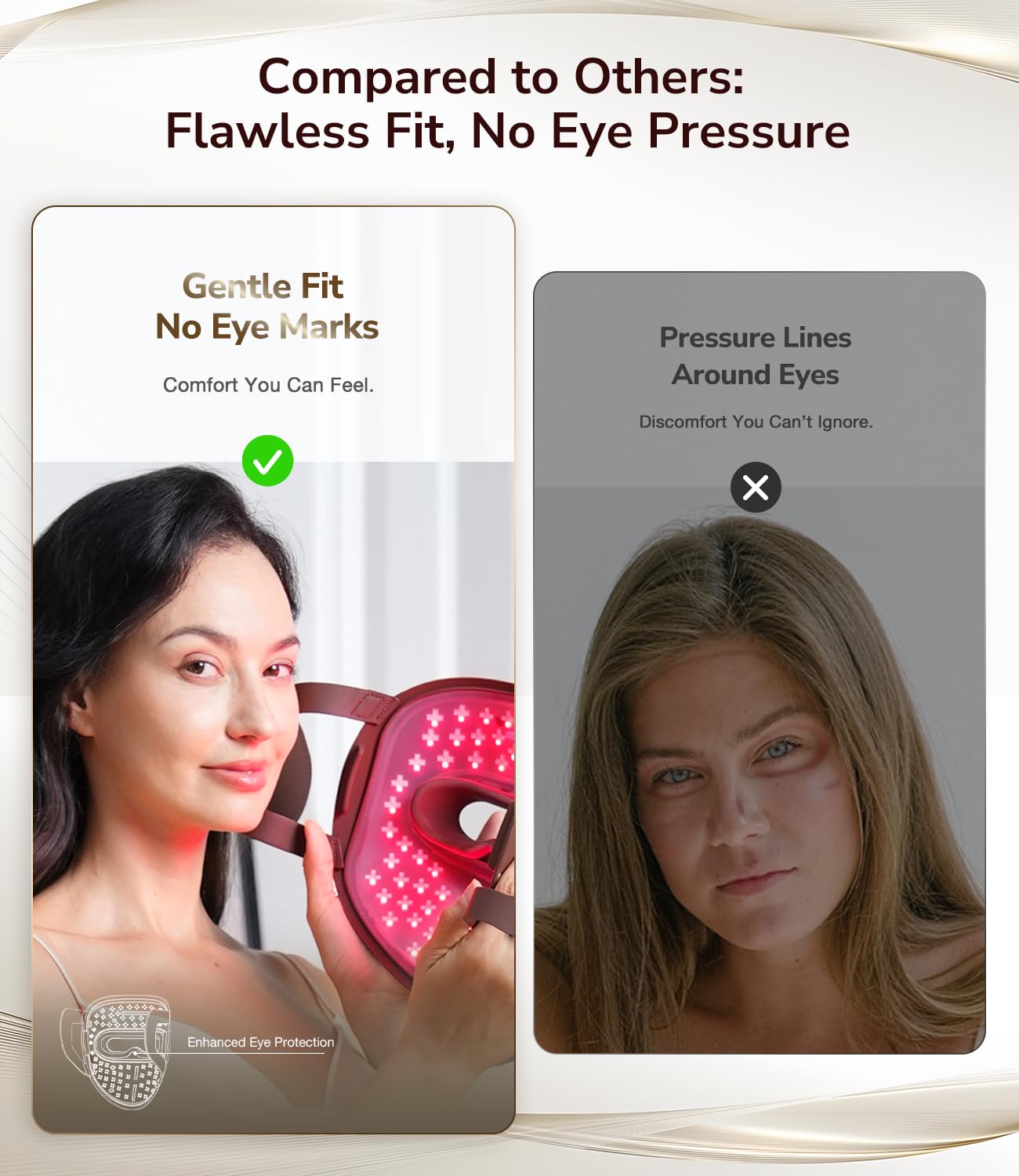 High-Performance 3D LED Beauty Mask - 4 Light Modes, 328 LEDs, Wireless Operation, Adjustable Timer, V1107-CS-NFMRYMZ