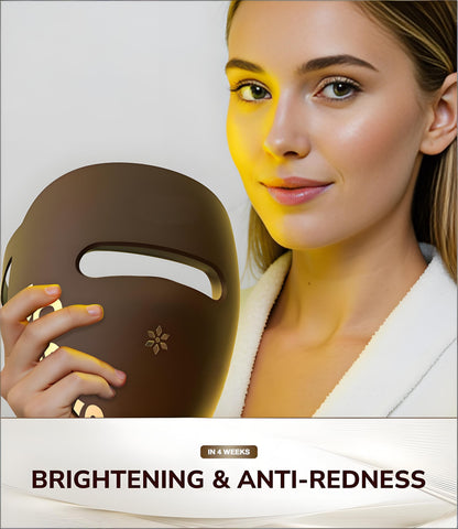 High-Performance 3D LED Beauty Mask - 4 Light Modes, 328 LEDs, Wireless Operation, Adjustable Timer, V1107-CS-NFMRYMZ