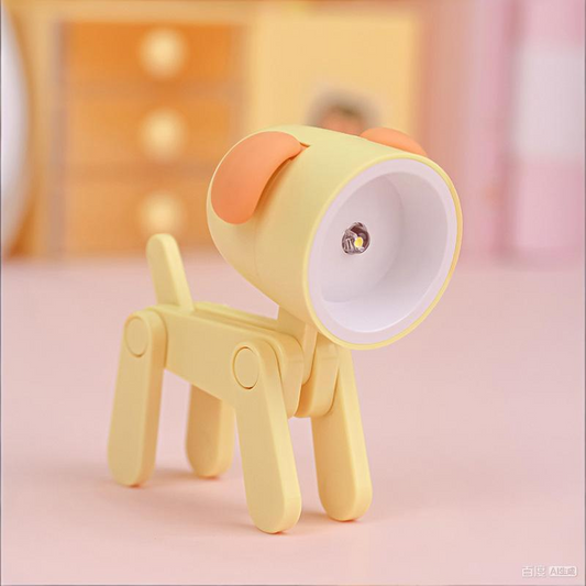 Bendable Animal Night Light 3-Pack - Mini LED Desk Lamp with Warm White Glow | Choose Your Color | Posable V1107-CS-NKTD-YELLOW