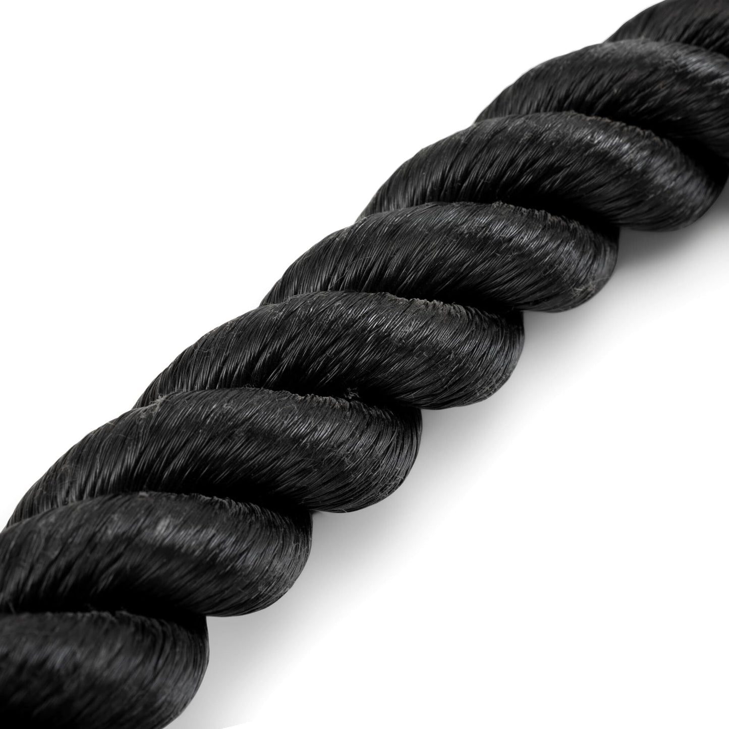 Heavy-Duty Dual-Handle Triceps Rope for Cable Machine - Braided Nylon Fitness Attachment with Rubber Ends V1107-CS-NLSTJS