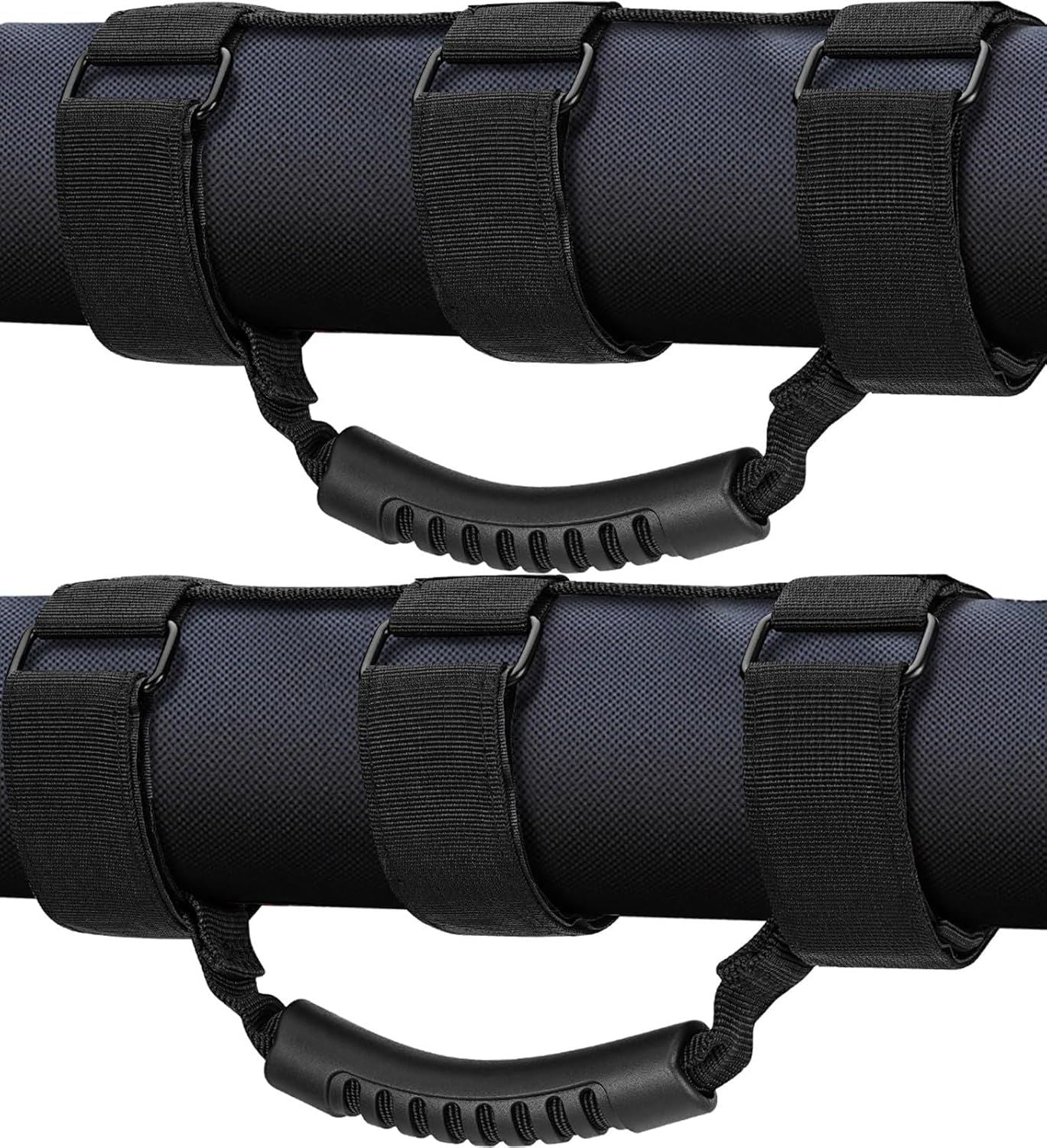 2-Pack Heavy Duty Roll Bar Grab Handles for Jeep Wrangler & Off-Road Vehicles, Easy Install Non-Destructive V1107-CS-QCCDLS