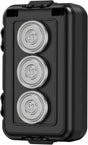 Compact Magnetic Key Holder with Strong Neodymium Magnet, Rubber-Sealed Compartment, and Durable ABS Casing V1107-CS-QCCXYSH