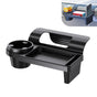 Universal Car Window Organizer with Cup Holder and Phone Tray - Multi-Functional Door Side Storage Box for V1107-CS-QCMKBT