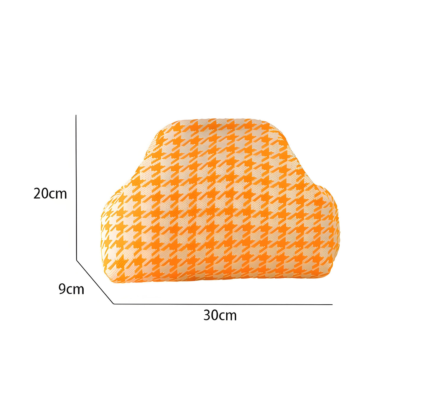 Houndstooth Knit Cloud Bag: Commute & Daily Handbag, Portable Storage Clutch (Mango Yellow) | Other Colors V1107-CS-QGNSNB