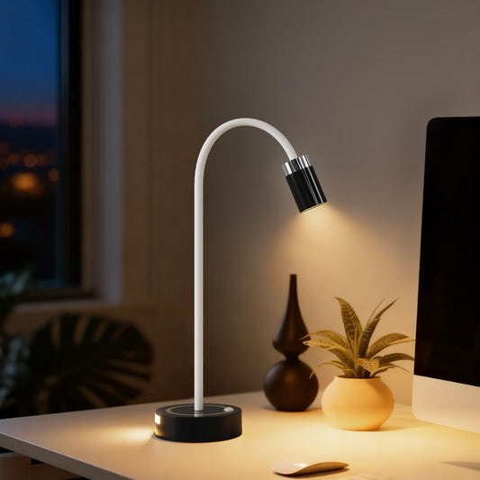Rechargeable Motion Sensor Night Light - DIY Silicone Hose Lamp for Bedroom & Desk (Black) | Other Colors V1107-CS-RTGYXYD
