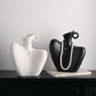 Wabi-Sabi Human Form Vase Set (Black & White) - Artistic Home Decor for Flowers | Other Luxury Styles V1107-CS-RTYSHP