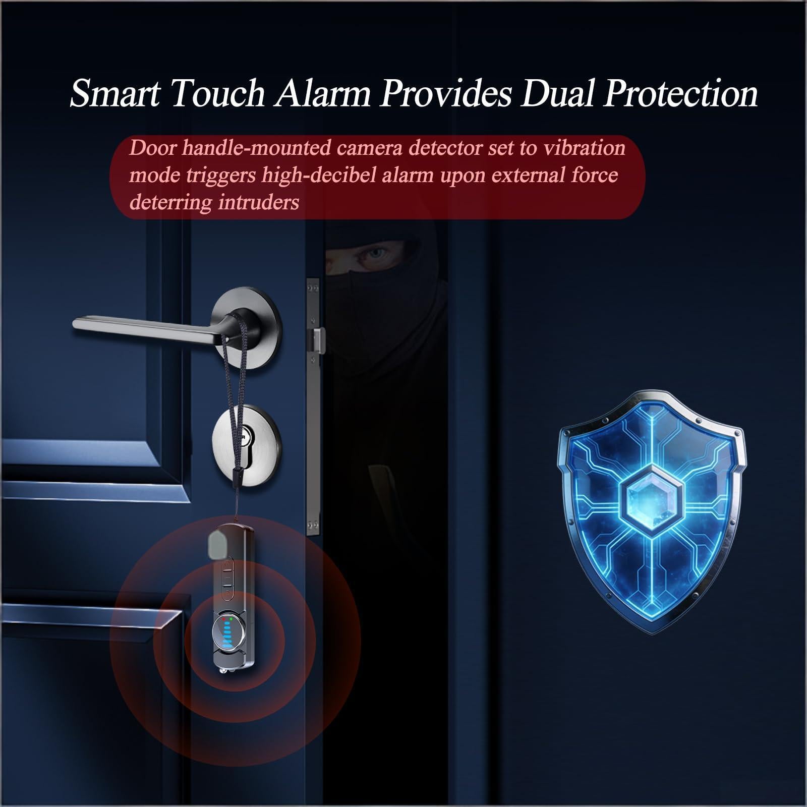 Multi-Function Hidden Camera Detector with GPS Tracker Finder - Portable Anti-Spy Device for Hotel, Car, V1107-CS-SXTTCQ