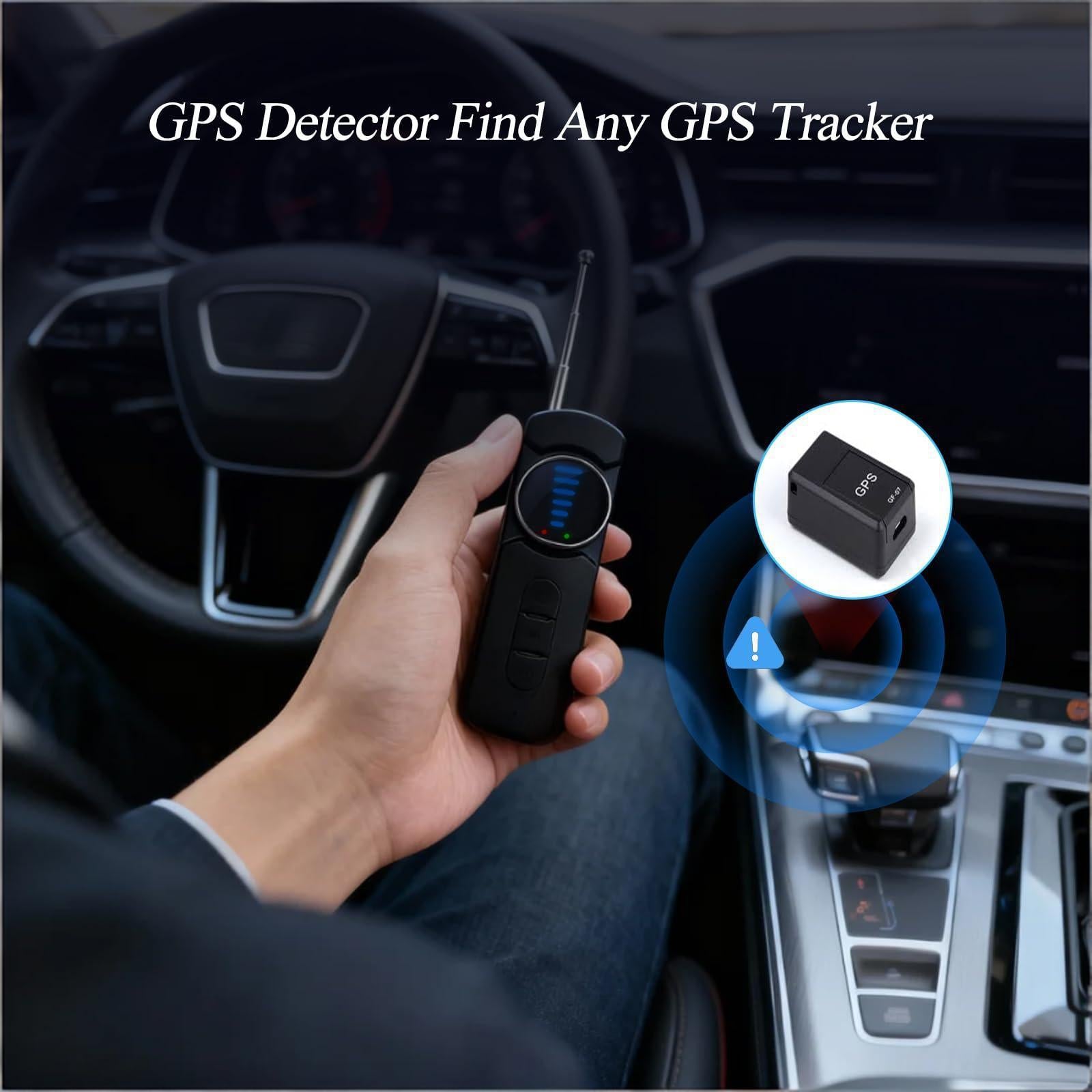 Multi-Function Hidden Camera Detector with GPS Tracker Finder - Portable Anti-Spy Device for Hotel, Car, V1107-CS-SXTTCQ