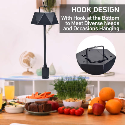 Portable Anti-Fly Fan for Table - Foldable Insect Repeller with Soft Blades, Silent Operation for Indoor V1107-CS-TSQWQ
