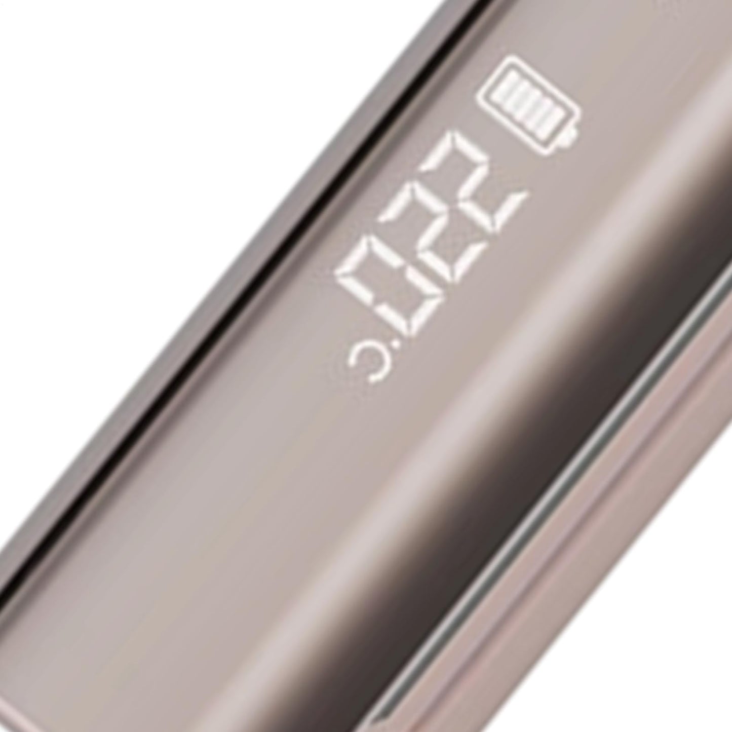 Wireless Mini Hair Straightener with Digital Display - Portable Ceramic Flat Iron for Travel, Quick Heat-up & V1107-CS-WXCDZFQ