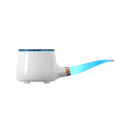 Pipe-Shaped Aromatherapy Humidifier with LED Flame & Mist - USB Desk Diffuser for Home, Office, Bedside V1107-CS-XXJSQ