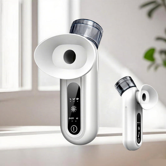 Portable Eye Mist Sprayer with Warm Steam & Nano Spray - Compact Facial Hydration Device for Daily Eye & Skin V1107-CS-YBPWY