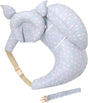 Multipurpose Nursing Pillow with Adjustable Waist Strap & Removable Cover for Feeding, Tummy Time & Nap V1107-CS-YEBRZTL