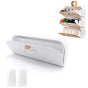 Wall-Mounted Drawer Organizer for Underwear & Socks - 1-Pack Stackable Storage Box with 5 Compartments and V1107-CS-YGCGSNH