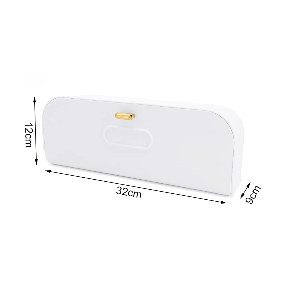 Wall-Mounted Drawer Organizer for Underwear & Socks - 1-Pack Stackable Storage Box with 5 Compartments and V1107-CS-YGCGSNH