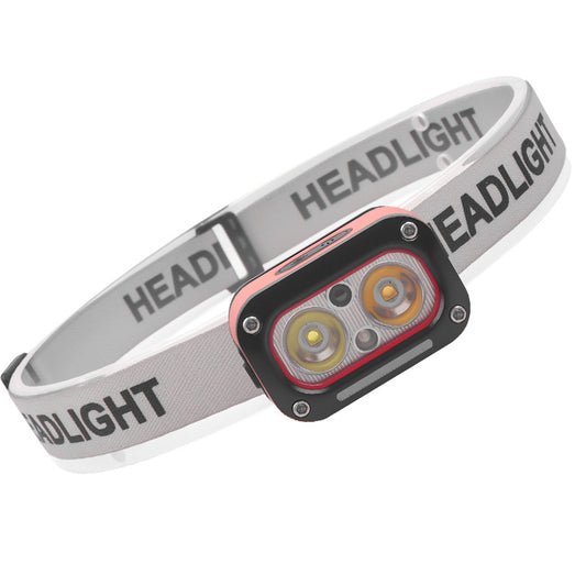 Rechargeable LED Headlamp with Motion Sensor & 6 Lighting Modes - Ultra-Bright Waterproof Headlight for V1107-CS-YPTDD