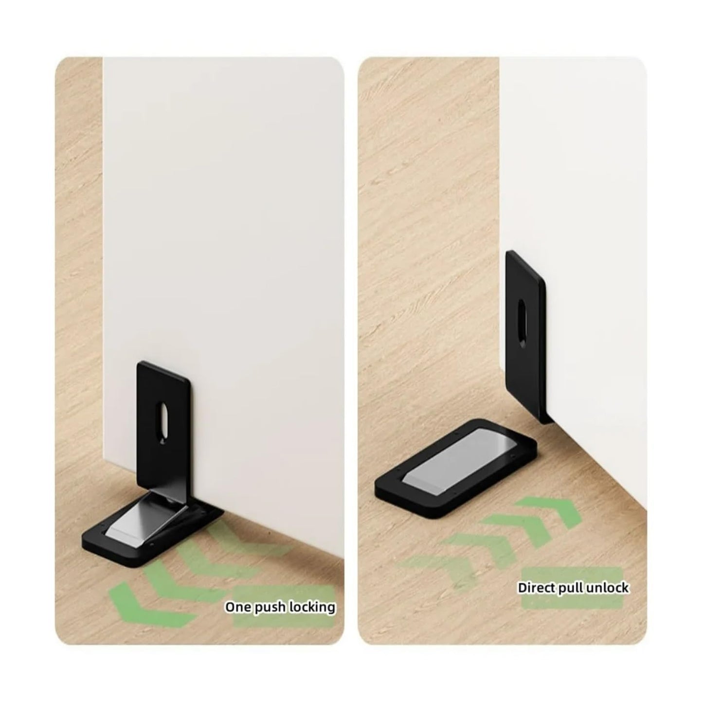 Ultra-Thin Magnetic Door Stopper - Self-Adhesive, Anti-Collision, Windproof, One-Push Locking, Discreet V1107-CS-YXDXG