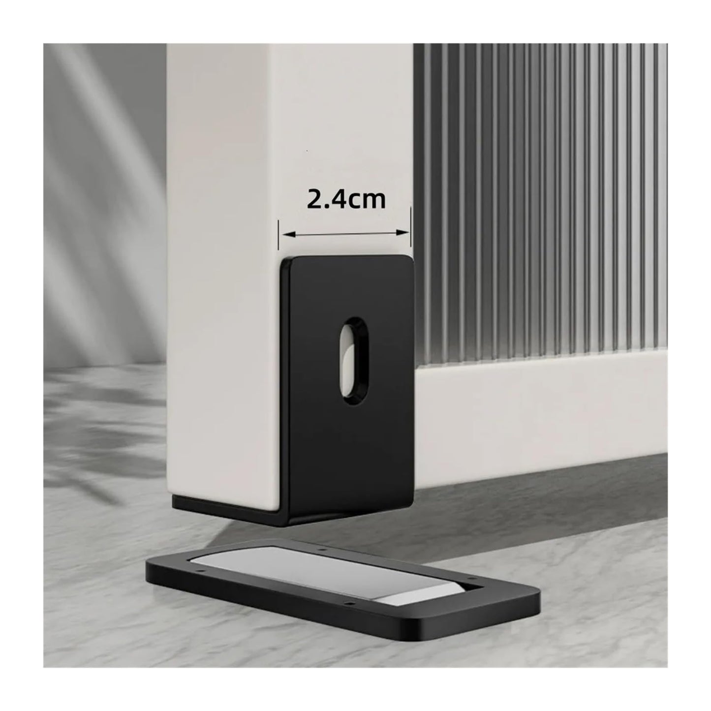 Ultra-Thin Magnetic Door Stopper - Self-Adhesive, Anti-Collision, Windproof, One-Push Locking, Discreet V1107-CS-YXDXHU