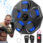 Smart Music Boxing Machine with LED Lights & Bluetooth - Wall-Mounted Interactive Punch Trainer, 9 Modes & 9 V1107-CS-YYQJQB