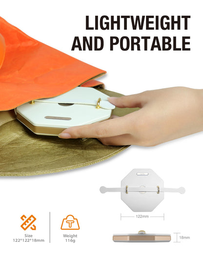 Foldable Rotating Table Lamp with Touch Control - Portable LED Desk Light for Home, Camping & Gifts, V1107-CS-ZDXZXYD