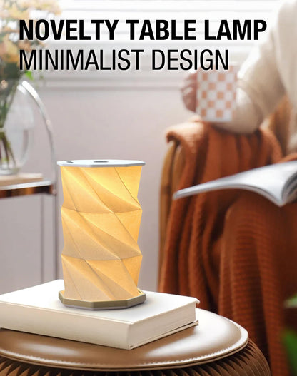 Foldable Rotating Table Lamp with Touch Control - Portable LED Desk Light for Home, Camping & Gifts, V1107-CS-ZDXZXYD