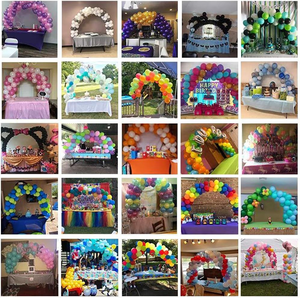 Tabletop Balloon Arch Kit with Adjustable Fiber Rods & Plastic Ring Clips for Birthday Wedding Graduation V1107-CS-ZMQQGM