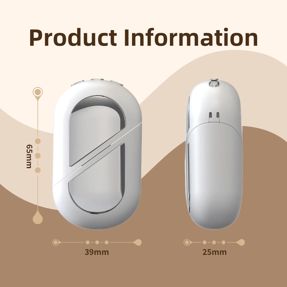 White Handheld Sleep Aid Device: Smart Relaxation Tool with Dual Modes & LED Display - Portable Stress Relief V1107-CS-ZNSMY