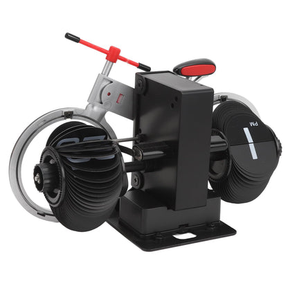 Modern Bicycle Flip Clock - Creative Mechanical Desk Timepiece with Dual Rotating Wheels, Retro Design for V1107-CS-ZXCZBHO