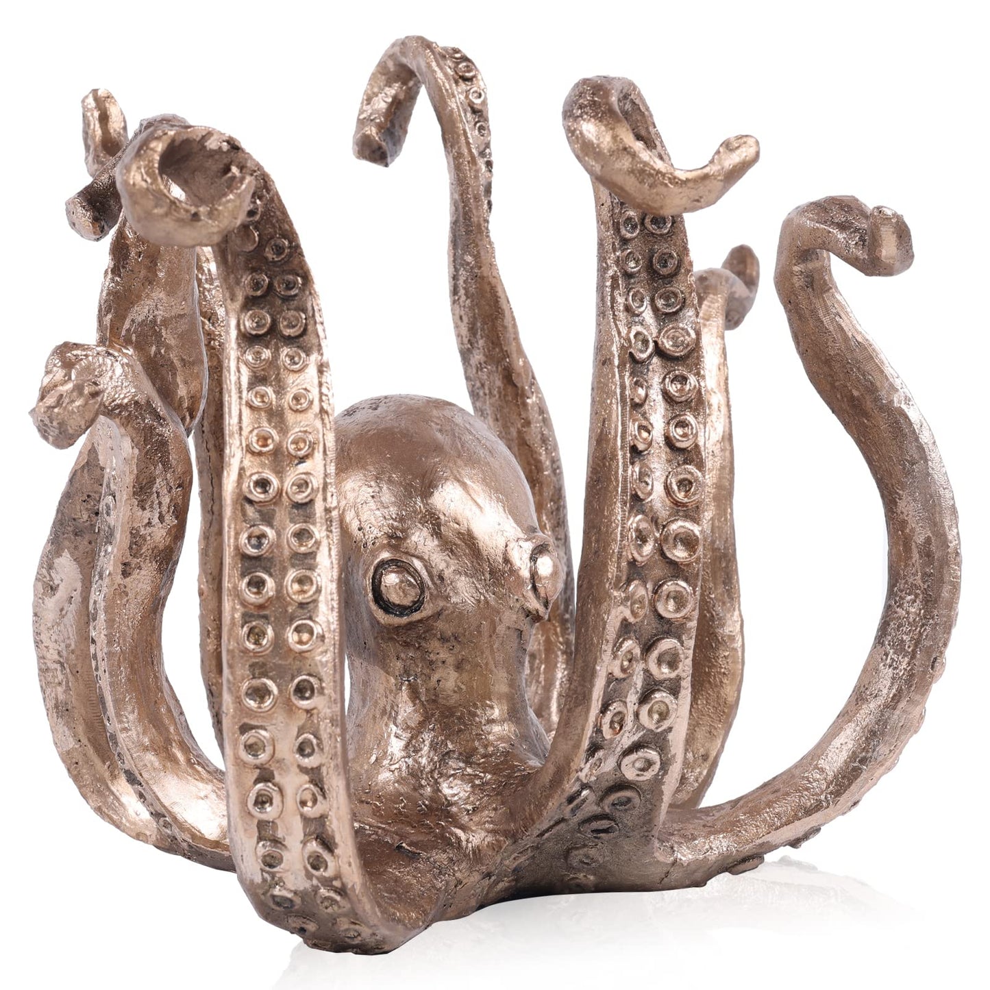 Multi-Functional Octopus Sculpture - Decorative Resin Cup Holder & Jewelry Organizer, Unique Home Accent for V1107-CS-ZYSZBJT