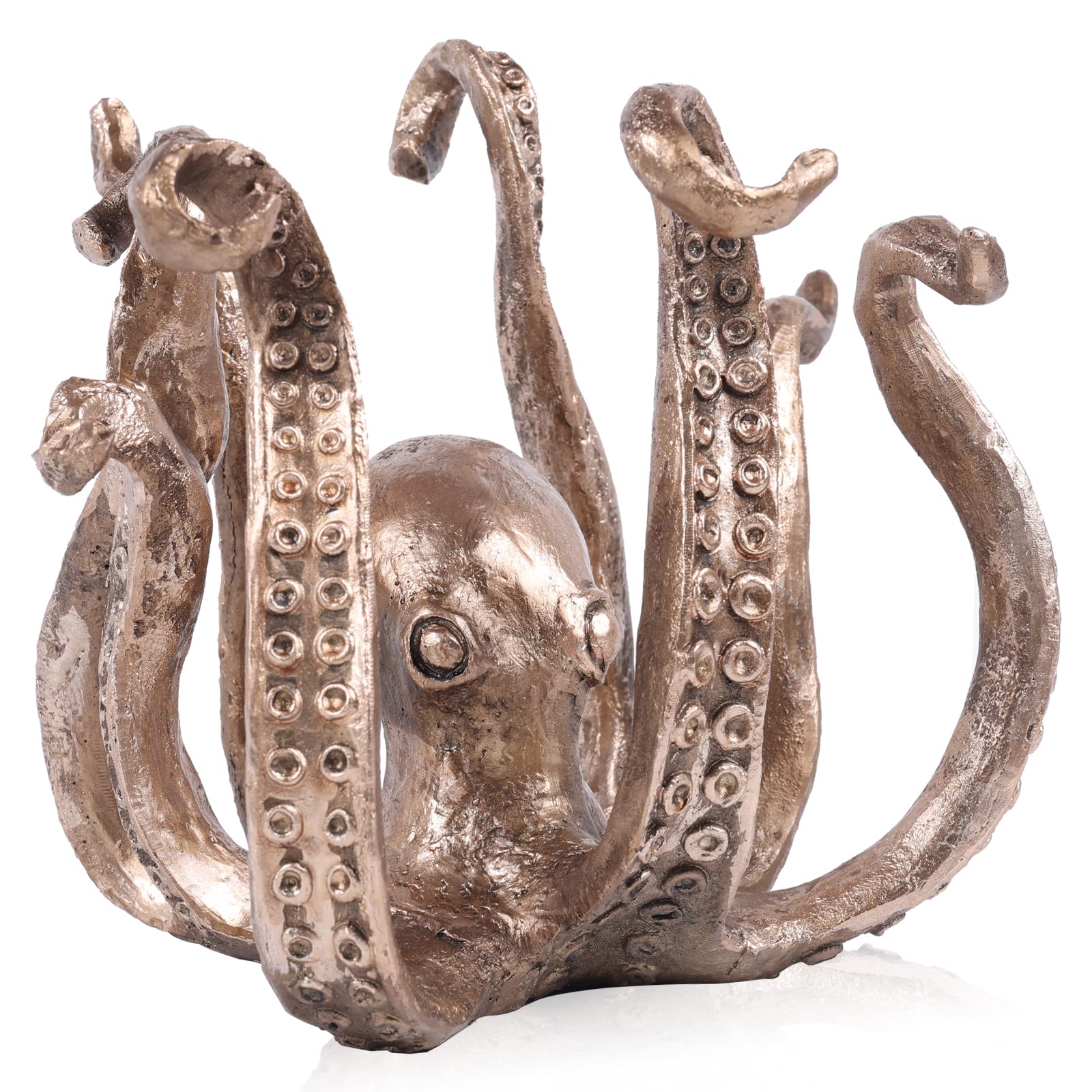Multi-Functional Octopus Sculpture - Decorative Resin Cup Holder & Jewelry Organizer, Unique Home Accent for V1107-CS-ZYSZBJT