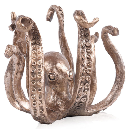 Multi-Functional Octopus Sculpture - Decorative Resin Cup Holder & Jewelry Organizer, Unique Home Accent for V1107-CS-ZYSZBJT