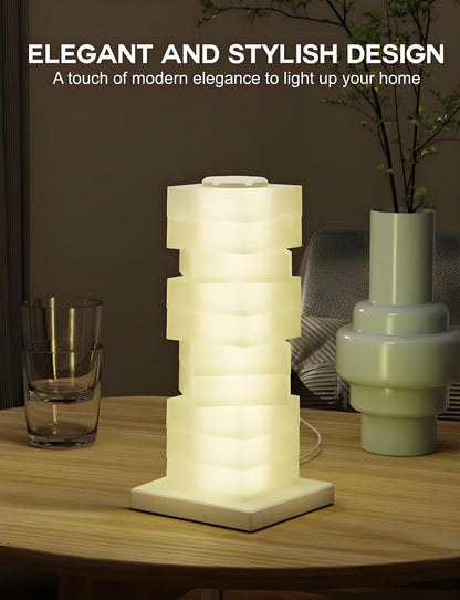 Customizable RGB Cube Lamp: USB-Powered LED Tower Light for Australian Gamerooms, Bedrooms & Room Decor V1107-CUSTOMIZABLE RGB CUBE LAMP