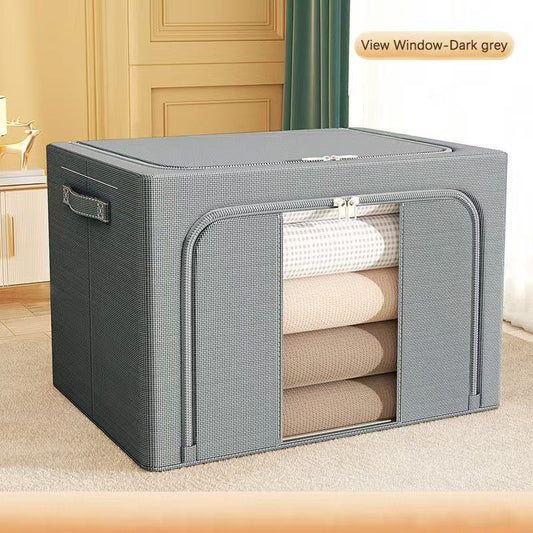 Refined Organization: The Artistry of Minimalist Storage V1107-CWH0011-DARK GREY