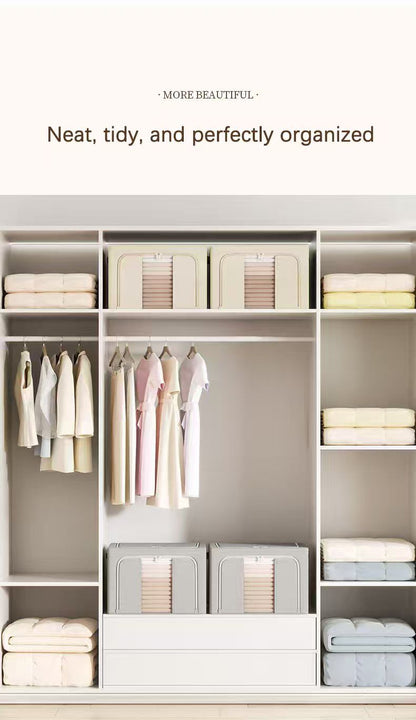 Refined Organization: The Artistry of Minimalist Storage V1107-CWH0011-KHAKI