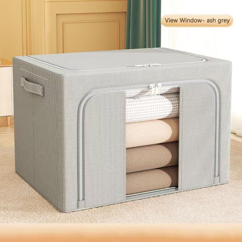 Refined Organization: The Artistry of Minimalist Storage V1107-CWH0012-ASH GREY