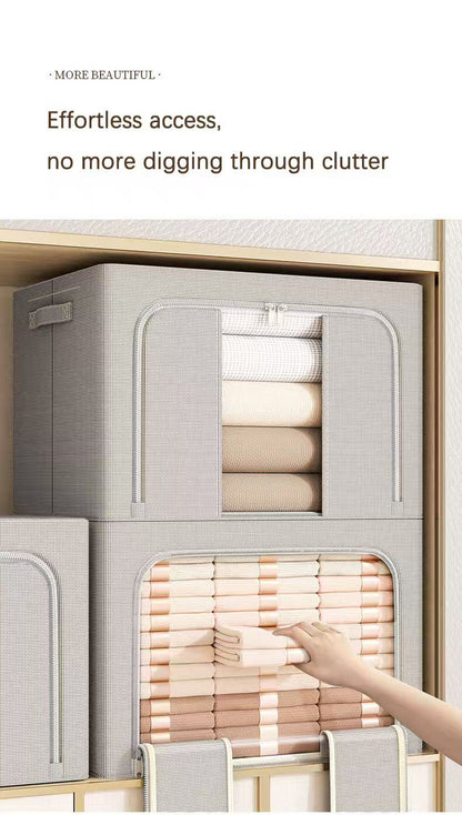 Refined Organization: The Artistry of Minimalist Storage V1107-CWH0012-ASH GREY