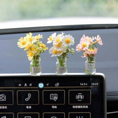 Daisy Car Dashboard Decorations: Cute Aesthetic Interior Accessories for Australian Women's Cars V1107-DAISY CAR DASHBOARD DECORATIONS