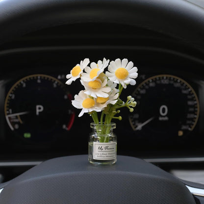 Daisy Car Dashboard Decorations: Cute Aesthetic Interior Accessories for Australian Women's Cars V1107-DAISY CAR DASHBOARD DECORATIONS