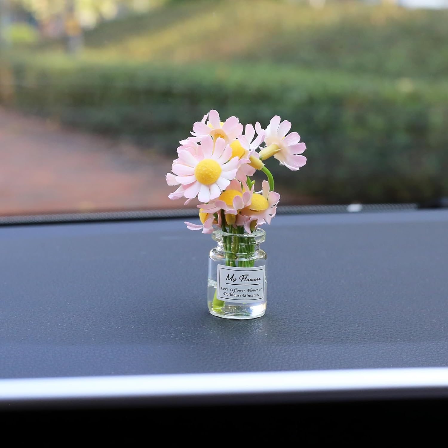 Daisy Car Dashboard Decorations: Cute Aesthetic Interior Accessories for Australian Women's Cars V1107-DAISY CAR DASHBOARD DECORATIONS