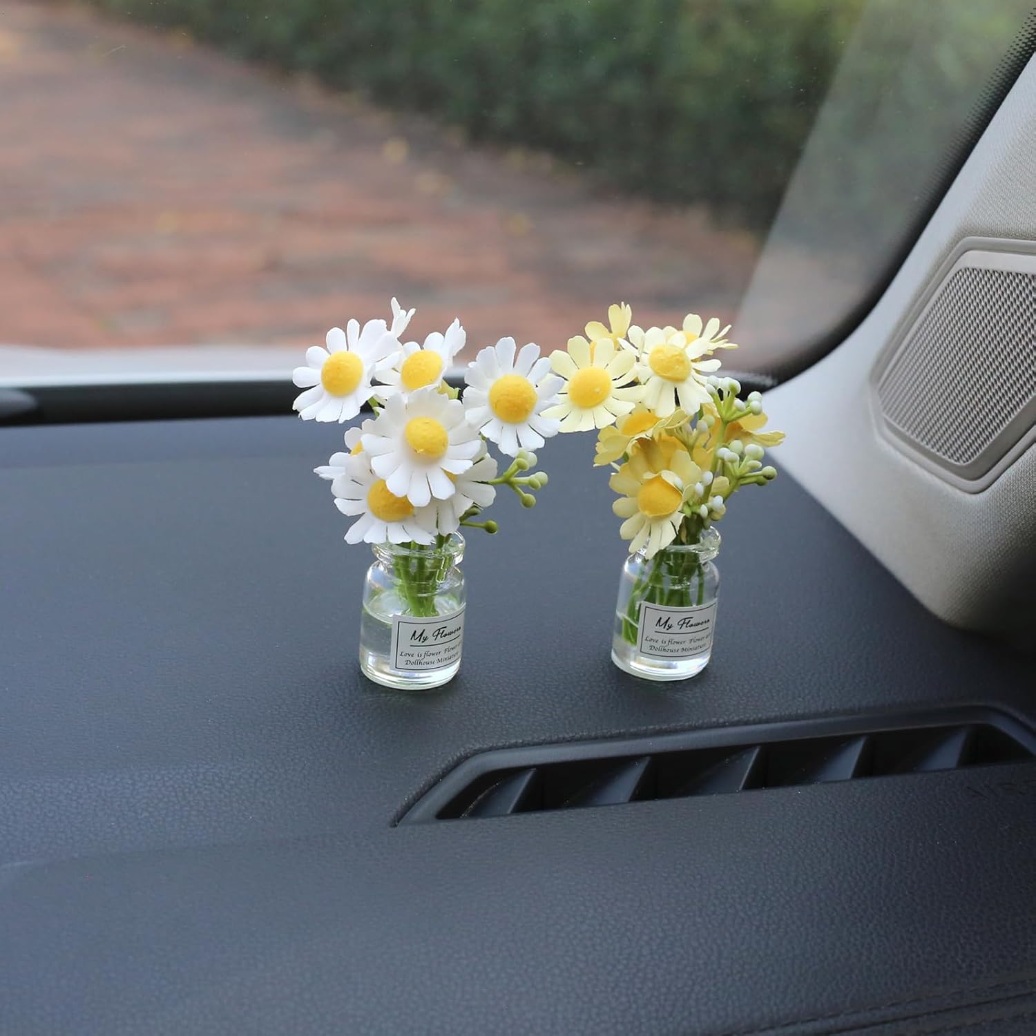 Daisy Car Dashboard Decorations: Cute Aesthetic Interior Accessories for Australian Women's Cars V1107-DAISY CAR DASHBOARD DECORATIONS