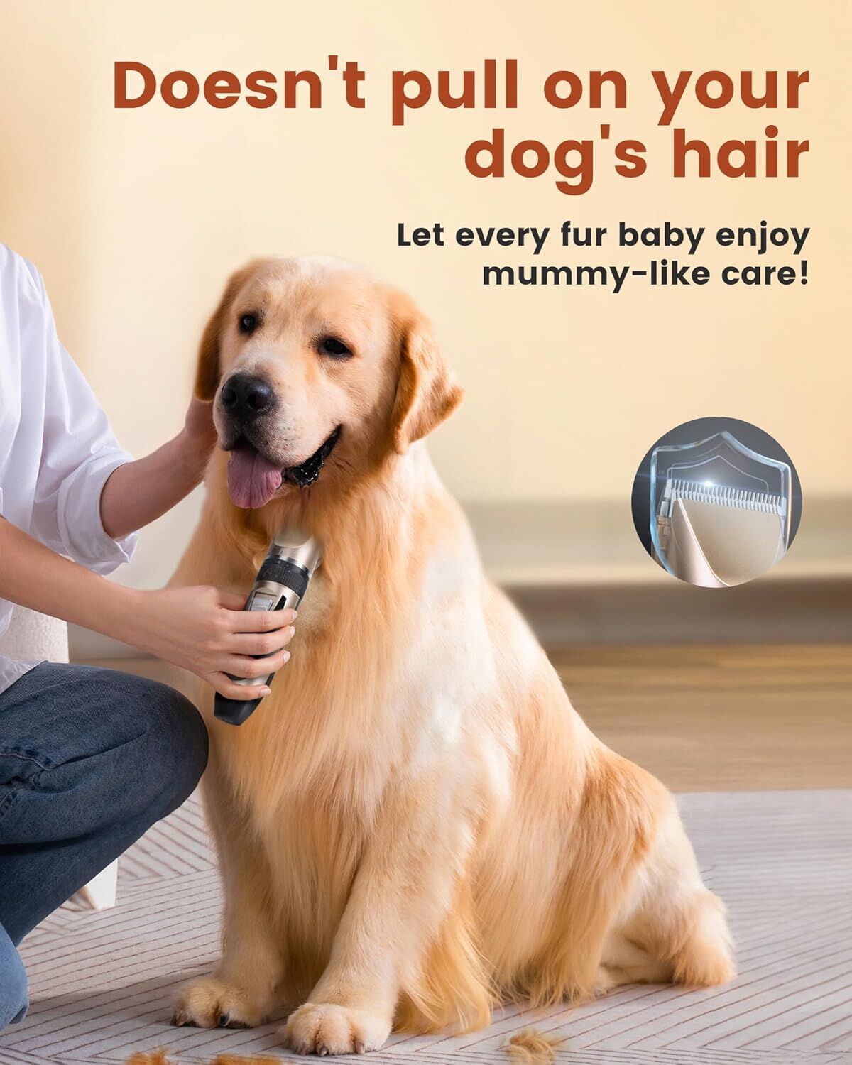 pet products Pet products Professional Rechargeable Cordless Dogs Cats Horse Grooming Clippers - Professional V1107-DOG CLIPPERS