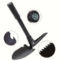 Multifunctional Camping Shovel with Compass for Gardening and Outdoor Adventures-Black V1107-DSZ-001-001