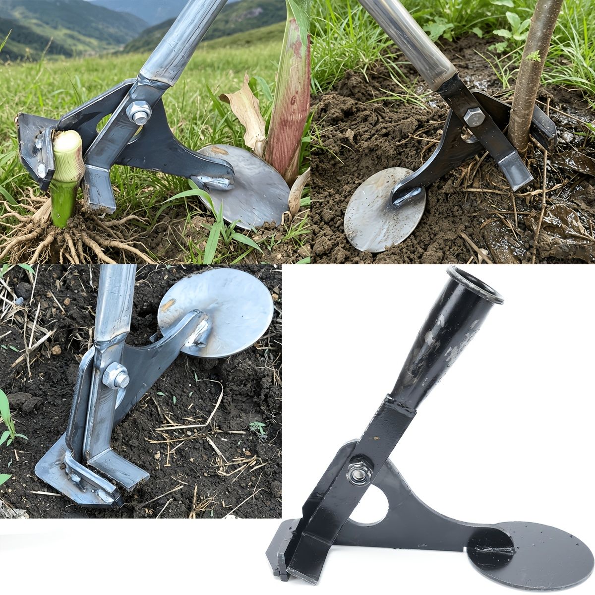 Manual Tree Root Cutter Heavy Duty for Garden and Farm Use-Grey V1107-DSZ-001-101