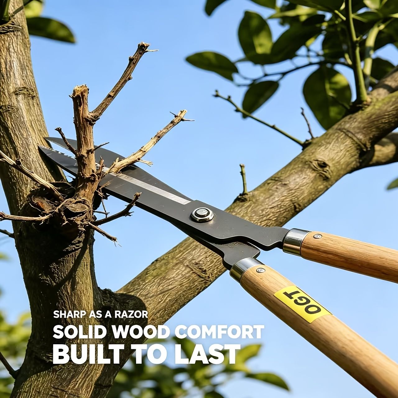 Professional Hedge Trimming Shears for Precision Garden Shaping-Beige V1107-DSZ-0111-123