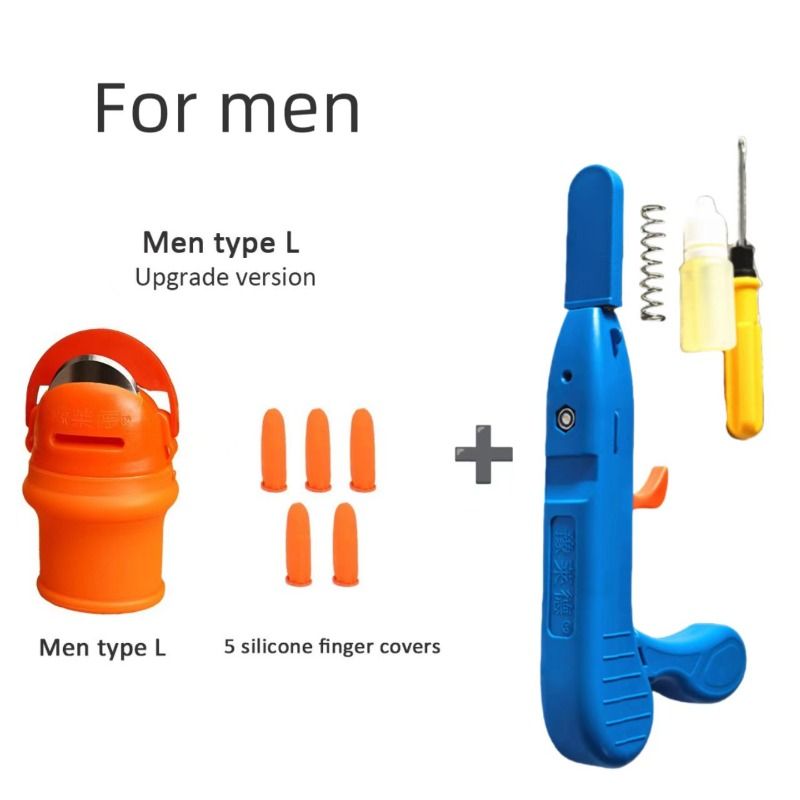 2-Piece Fruit Picking Tool Set for Home Gardens & Small-Scale Farms-Blue+Orange V1107-DSZ-021-001