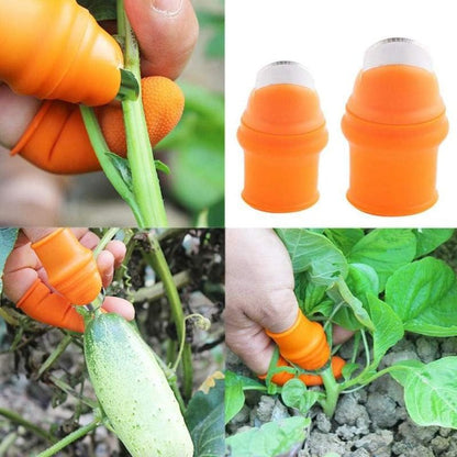 2-Piece Fruit Picking Tool Set for Home Gardens & Small-Scale Farms-Blue+Orange V1107-DSZ-021-001
