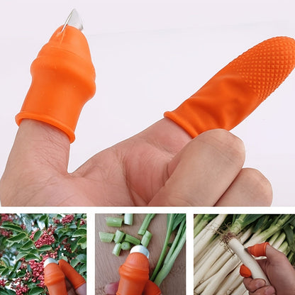 2-Piece Fruit Picking Tool Set for Home Gardens & Small-Scale Farms-Blue+Orange V1107-DSZ-021-001